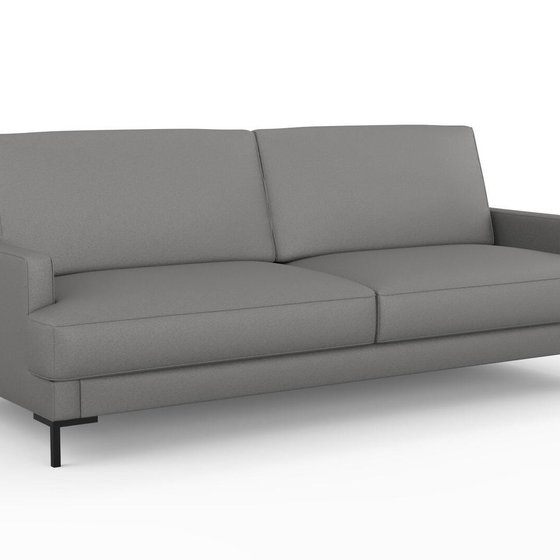 Photo of the fabric Epitome Smoke swatch by Mokum. Use for Upholstery, Accessory. Style of Plain, Taffeta