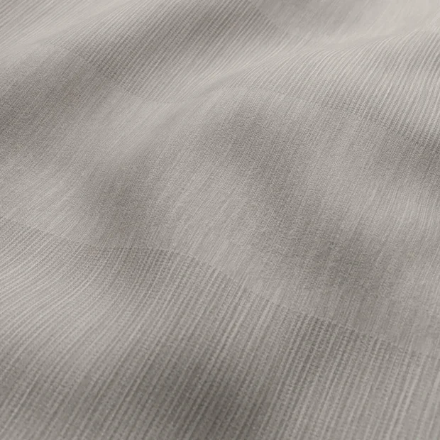 Photo of the fabric Borneo Uncoated Stone swatch by James Dunlop. Use for Curtains, Accessory, Top of Bed. Style of Stripe