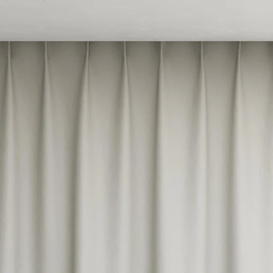 Photo of the fabric Eternal Bone swatch by Mokum. Use for Curtains, Upholstery, Accessory. Style of Plain, Texture