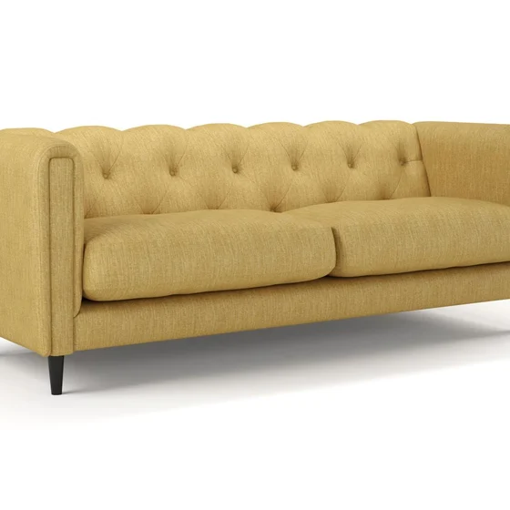 Photo of the fabric Trezor Honey swatch by James Dunlop FibreGuard. Use for Curtains, Upholstery, Accessory. Style of Chenille, Plain