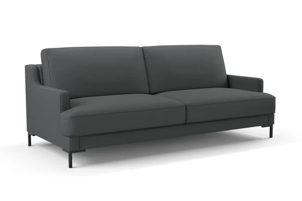 Photo of the fabric Sahel Ink swatch by Mokum. Use for Upholstery, Accessory. Style of Plain, Texture