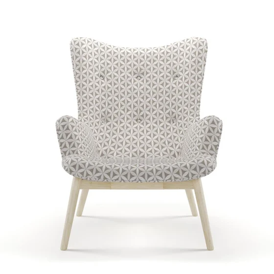 Photo of the fabric Tapa Pumice swatch by James Dunlop. Use for Upholstery, Accessory. Style of Geometric