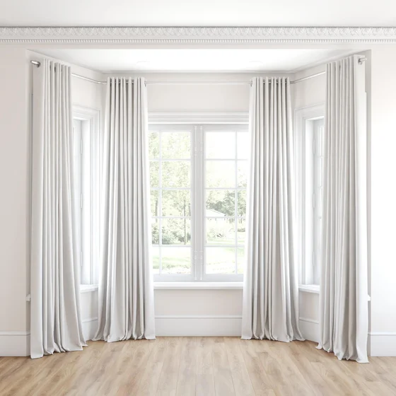 Photo of the fabric Envoy 2 Chino 320cm swatch by James Dunlop Essentials. Use for Curtains, Accessory, Top of Bed. Style of Plain, Texture