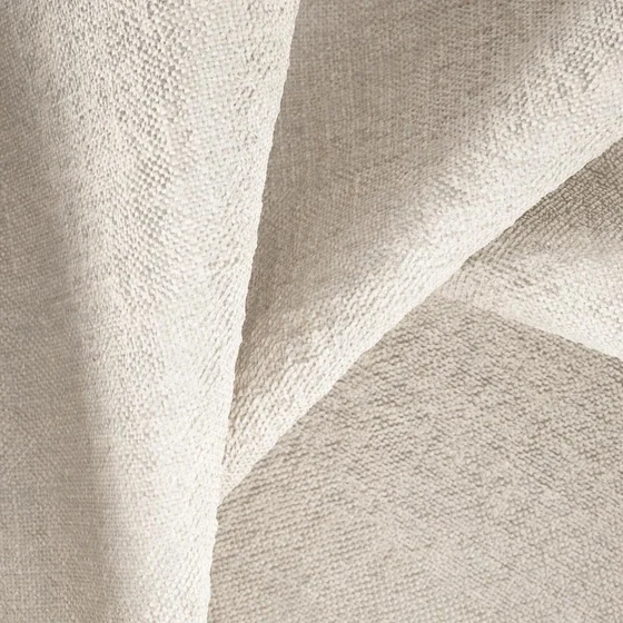 Photo of the fabric Quest Silver swatch by Zepel. Use for Curtains, Upholstery, Accessory, Top of Bed. Style of Chenille, Plain