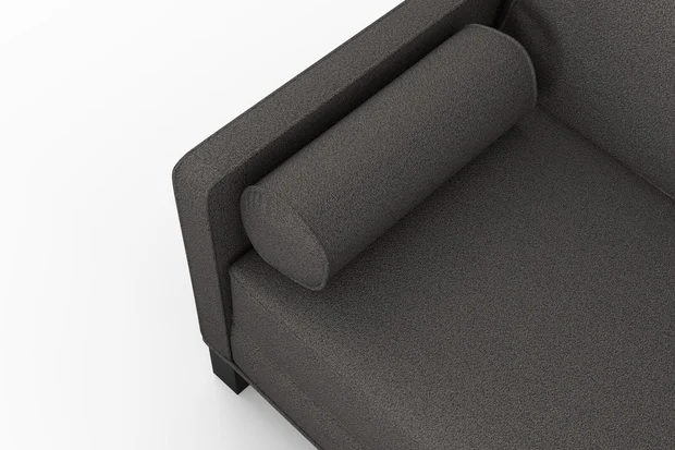 Photo of the fabric Waiheke Basalt swatch by James Dunlop. Use for Upholstery, Accessory. Style of Plain, Texture