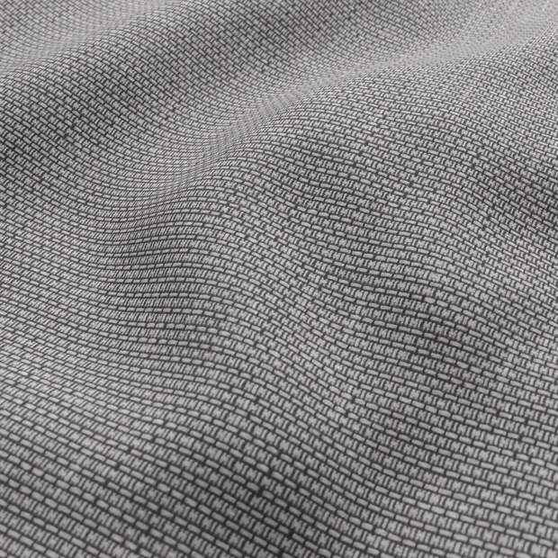 Photo of the fabric Souk Granite swatch by Mokum. Use for Upholstery, Accessory. Style of Plain, Texture
