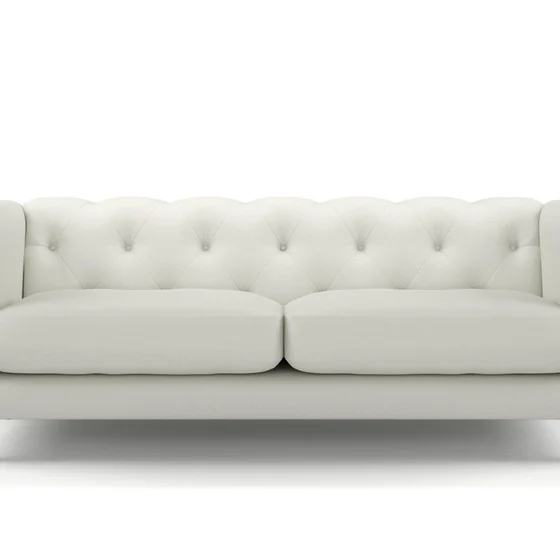 Photo of the fabric Sit Out Greige swatch by James Dunlop FibreGuard. Use for Upholstery, Accessory. Style of Plain, Taffeta