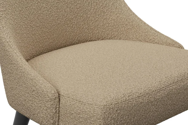 Photo of the fabric Airlie Pink Clay swatch by James Dunlop. Use for Upholstery, Accessory. Style of Plain, Texture