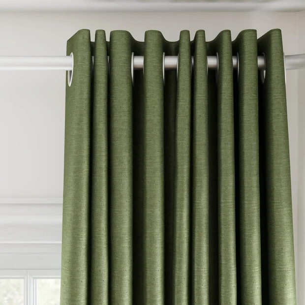 Photo of the fabric Provence Oregano swatch by James Dunlop Essentials. Use for Curtains, Upholstery, Accessory, Top of Bed. Style of Plain, Texture