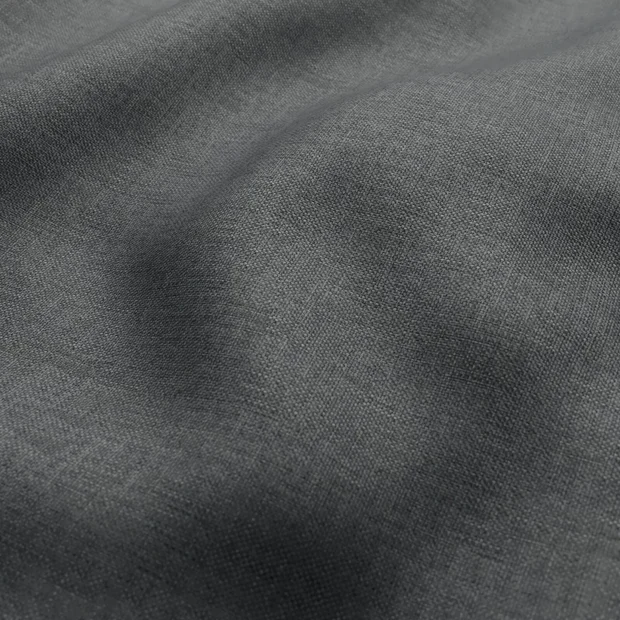 Photo of the fabric Matrix FR Gunmetal swatch by James Dunlop Essentials. Use for Curtains. Style of Dim Out, Plain