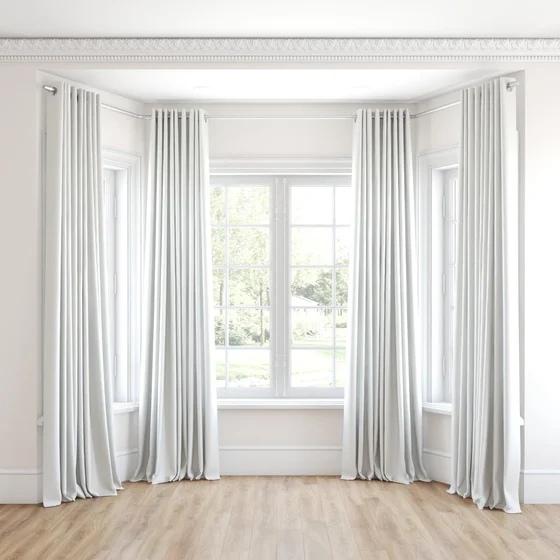Photo of the fabric Banksia Chalk swatch by James Dunlop. Use for Curtains, Accessory, Top of Bed. Style of Plain, Texture