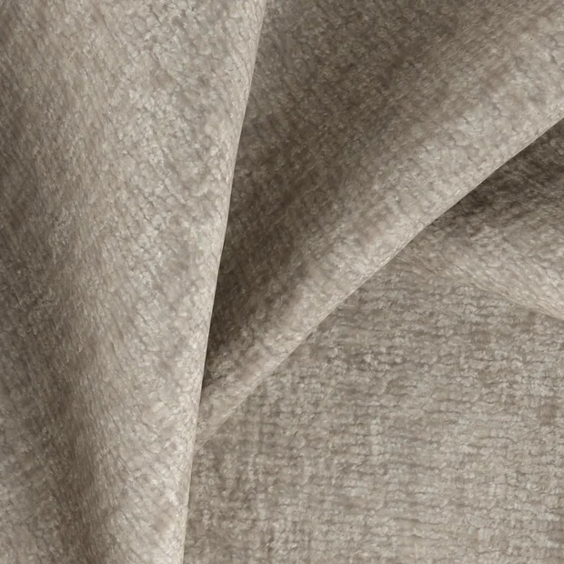 Photo of the fabric Monsieur Smoke swatch by Zepel FibreGuard. Use for Curtains, Upholstery, Accessory, Top of Bed. Style of Chenille, Plain
