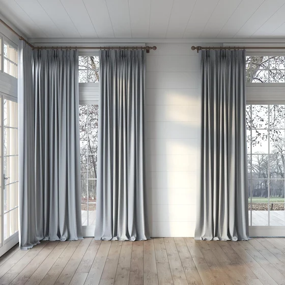 Photo of the fabric Quantum FR Metal swatch by Linings. Use for Curtains. Style of Dim Out
