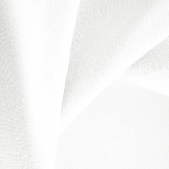 Photo of the fabric Cyborg Snow swatch by Zepel FibreGuard. Use for Curtains, Upholstery, Accessory, Top of Bed. Style of Plain, Taffeta