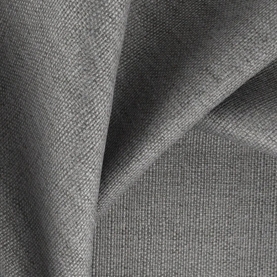 Photo of the fabric Linex Shark swatch by Zepel. Use for Curtains, Upholstery, Accessory, Top of Bed. Style of Plain, Texture