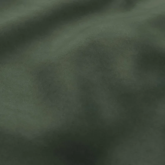 Photo of the fabric Poeme Khaki swatch by Zepel. Use for Upholstery, Accessory. Style of Plain, Velvet