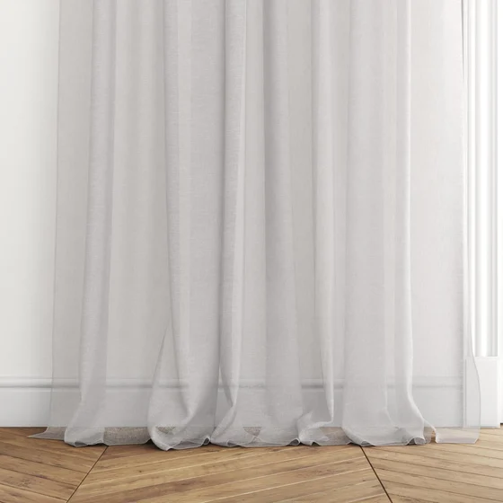 Photo of the fabric Seaview Fog swatch by James Dunlop. Use for Sheer Curtains. Style of Plain, Sheer