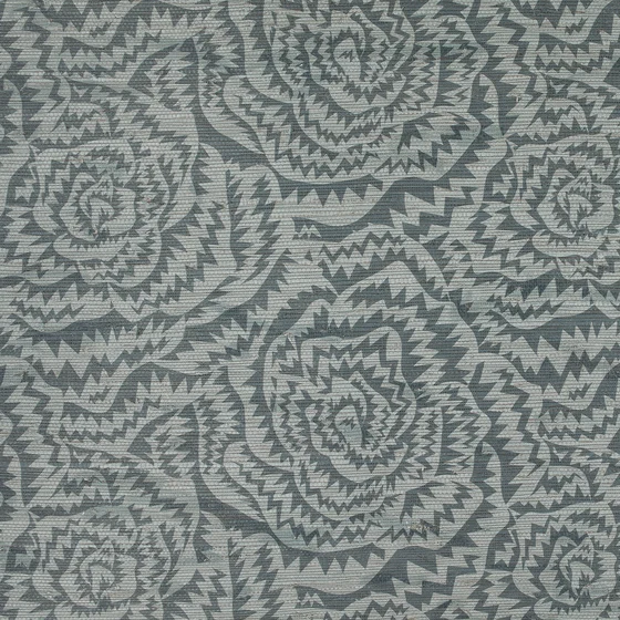 Photo of the fabric Jagged Roses Wk821 05 swatch by Kirkby Design. Use for Wall Covering