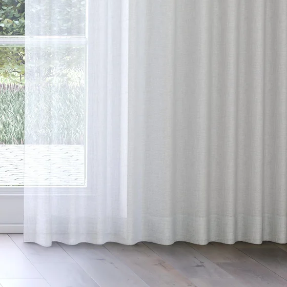 Photo of the fabric Illusion Dew swatch by James Dunlop. Use for Sheer Curtains. Style of Plain, Sheer