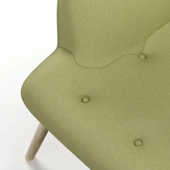Photo of the fabric Braveheart Pistachio swatch by James Dunlop FibreGuard. Use for Upholstery, Accessory, Top of Bed. Style of Plain, Taffeta