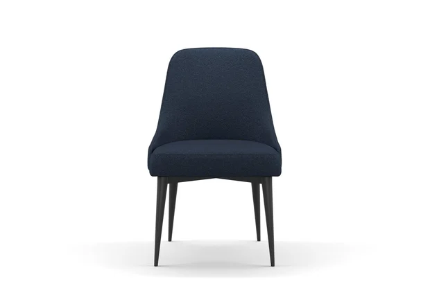 Photo of the fabric Sabato Navy swatch by James Dunlop FibreGuard. Use for Upholstery, Accessory. Style of Plain, Texture