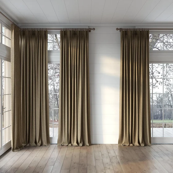 Photo of the fabric Bora Bora Bronze swatch by Mokum FibreGuard. Use for Curtains, Upholstery, Accessory. Style of Plain, Texture