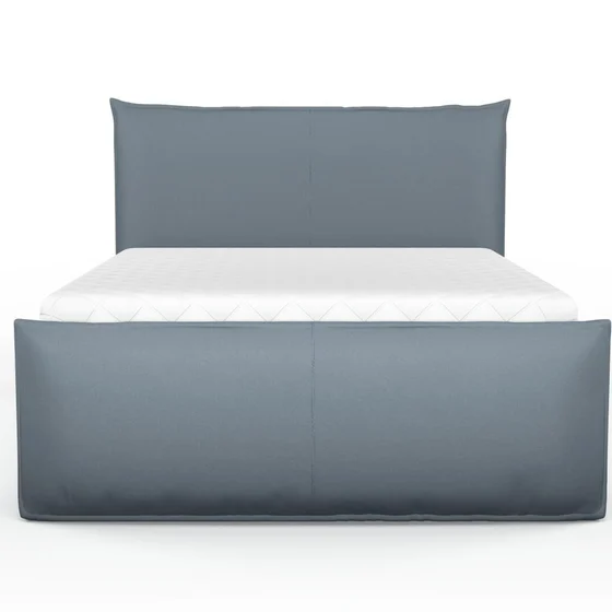 Photo of the fabric Infinite Chambray swatch by Mokum. Use for Curtains, Upholstery, Accessory, Top of Bed. Style of Plain, Texture