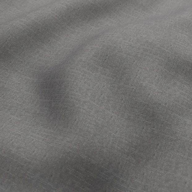 Photo of the fabric Excel Zinc swatch by Zepel. Use for Curtains, Upholstery, Accessory, Top of Bed. Style of Plain, Texture