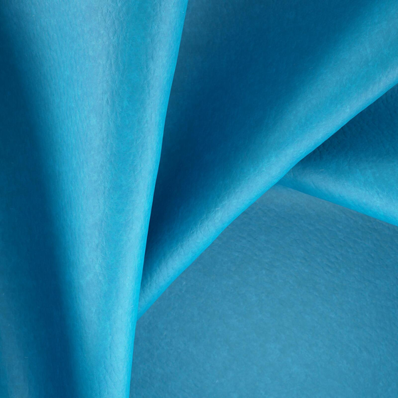 Photo of the fabric Bonanza Mediterranean swatch by Zepel. Use for Upholstery. Style of Leather And Vinyl, Plain
