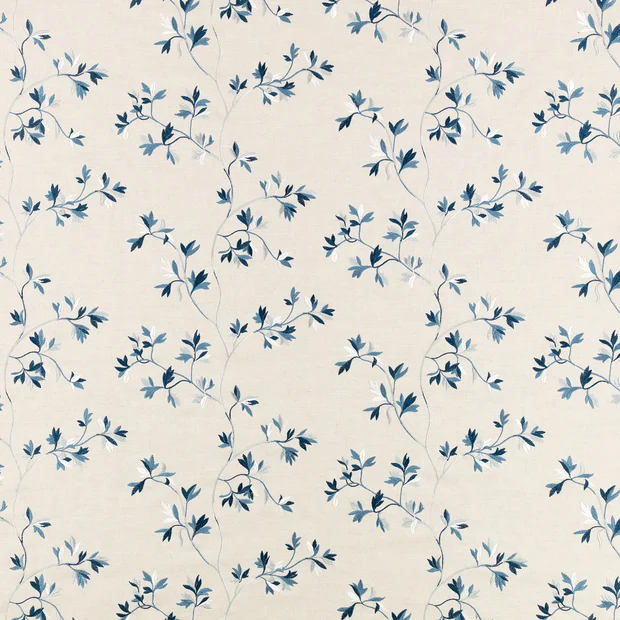 Photo of the fabric Aurea V3556 02 swatch by Villa Nova. . Style of Embroidery, Floral And Botannical