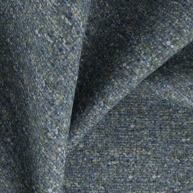 Photo of the fabric Sultan Teal swatch by Zepel FibreGuard Pro. Use for Upholstery, Accessory. Style of Plain, Texture