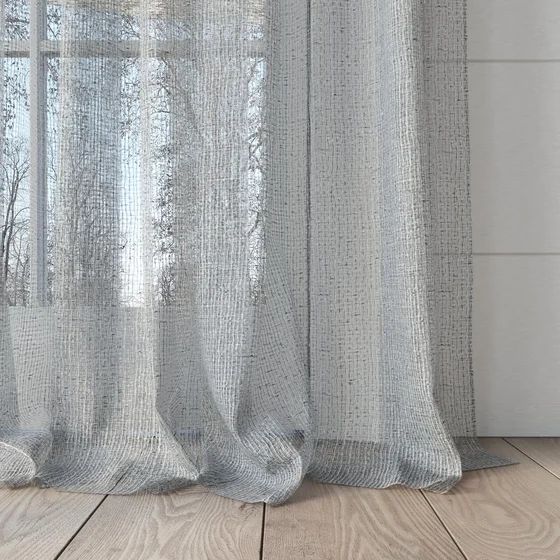 Photo of the fabric Kensho Terrazzo swatch by Mokum. Use for Sheer Curtains. Style of Plain, Sheer