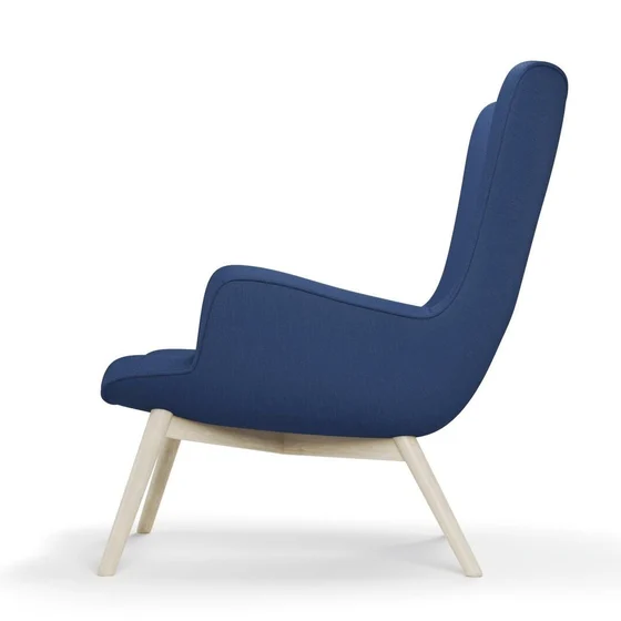 Photo of the fabric Urban Cobalt swatch by James Dunlop. Use for Curtains, Upholstery, Accessory. Style of Plain, Texture