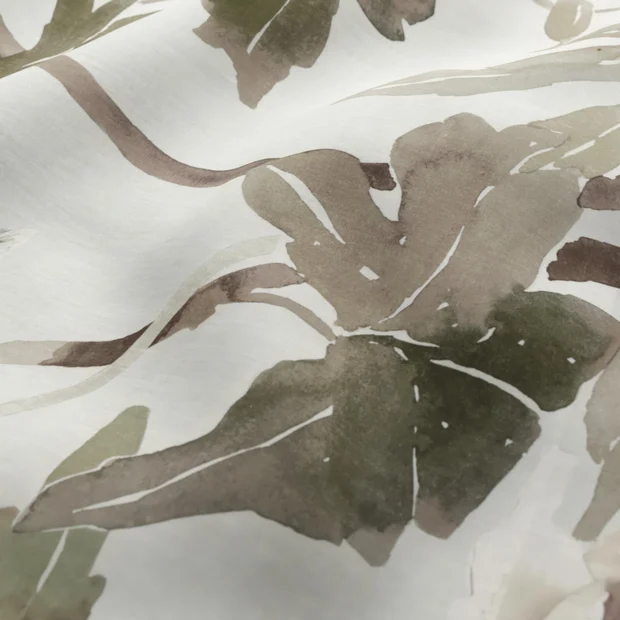 Photo of the fabric Peonia Duckegg swatch by Mokum. Use for Curtains, Accessory. Style of Floral And Botannical, Print