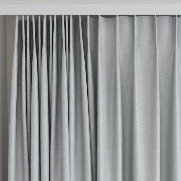 Photo of the fabric Keystone Iron swatch by James Dunlop FibreGuard. Use for Curtains, Upholstery, Accessory, Top of Bed. Style of Plain, Texture