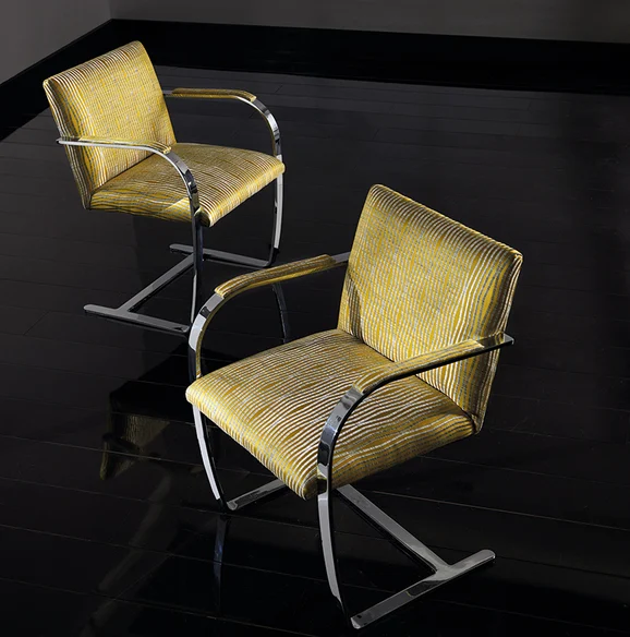 Photo of the fabric Snap Z450 01 in situ by Zinc. Use for Curtains, Upholstery, Accessory. Style of Stripe