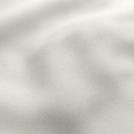 Photo of the fabric Sit Out Greige swatch by James Dunlop FibreGuard. Use for Upholstery, Accessory. Style of Plain, Taffeta