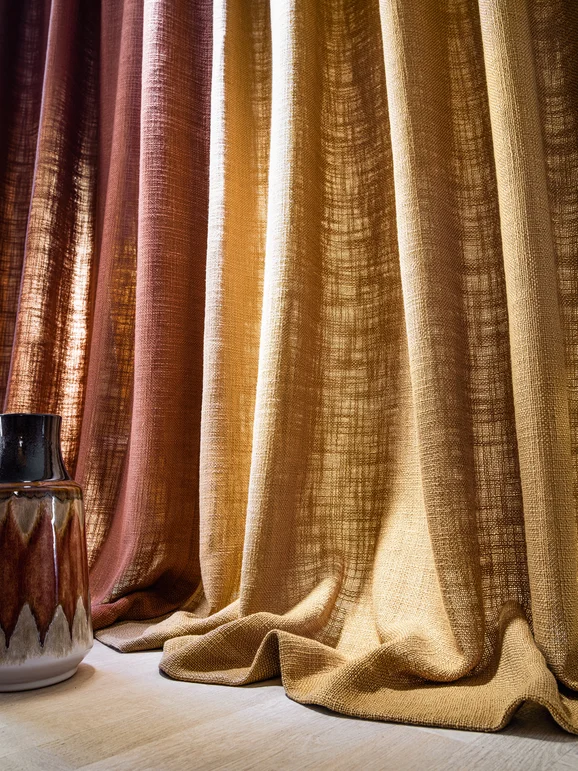 Photo of the fabric Livingstone 4753 4753 2619 in situ by Casamance. Use for Curtains, Accessory. Style of Plain