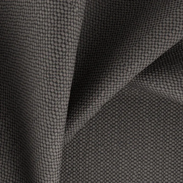Photo of the fabric Bolt Charcoal swatch by Zepel FibreGuard. Use for Upholstery, Accessory. Style of Plain, Texture