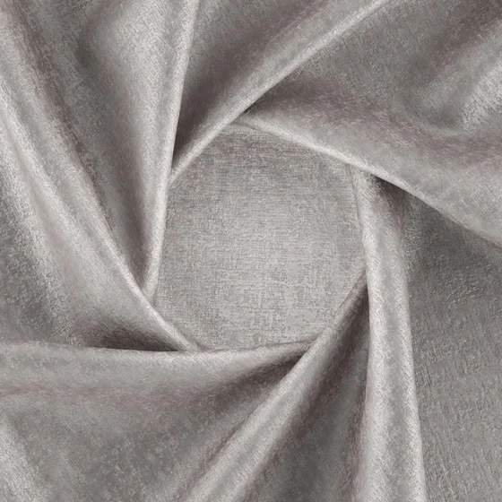 Photo of the fabric Brigadier Silver swatch by Zepel FibreGuard. Use for Curtains, Upholstery, Accessory, Top of Bed. Style of Chenille, Plain