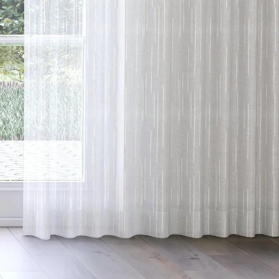 Photo of the fabric Tidal Dew swatch by James Dunlop. Use for Sheer Curtains. Style of Plain, Sheer