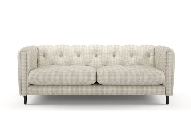 Photo of the fabric Heritage Natural swatch by James Dunlop. Use for Upholstery, Accessory. Style of Traditional
