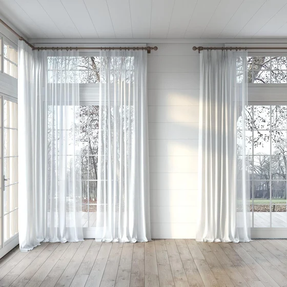 Photo of the fabric Malaga Stone swatch by James Dunlop Essentials. Use for Sheer Curtains. Style of Plain, Sheer