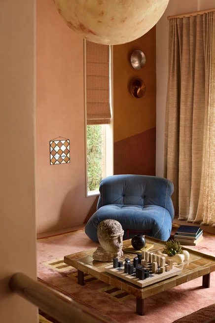 Curtains in Tennessee Tussah colour Gold by Catherine Martin by Mokum&nbsp;| Photograph by Prue Ruscoe