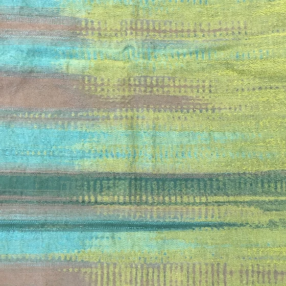 Photo of the fabric Acaraho YP16007 swatch by Designs Of The Time. Use for Curtains, Accessory. Style of Stripe