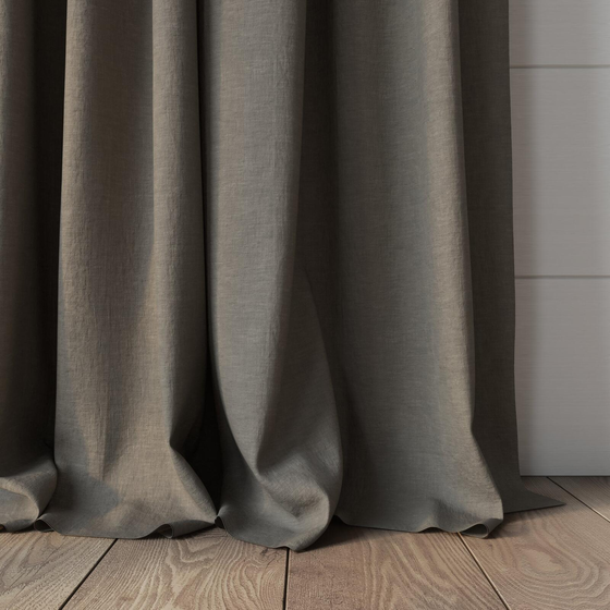 Photo of the fabric Satori Stonewash Tussah swatch by Mokum. Use for Curtains, Upholstery Light Duty, Accessory, Top of Bed. Style of Plain, Texture