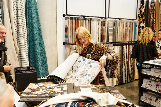 Emily Mould of The Romo Group presents the Temperley London x Romo collection&nbsp;
