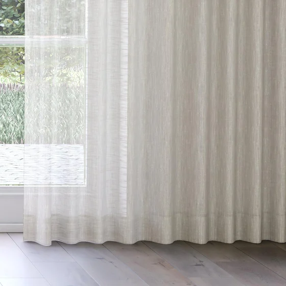 Photo of the fabric Zip Dune swatch by James Dunlop. Use for Sheer Curtains. Style of Plain, Sheer