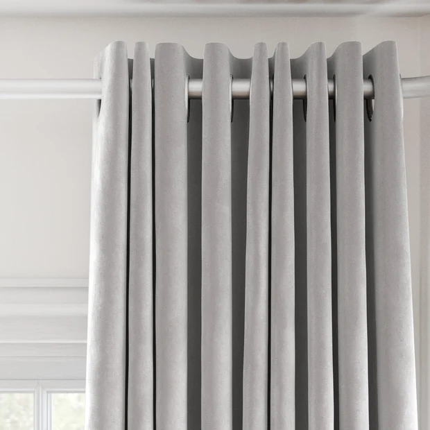 Photo of the fabric Vienna Crystal swatch by James Dunlop. Use for Curtains, Upholstery, Accessory. Style of Plain, Velvet