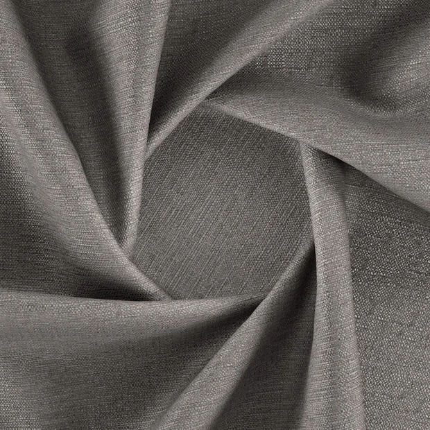 Photo of the fabric Enforcer Slate swatch by Zepel. Use for Curtains, Upholstery, Accessory, Top of Bed. Style of Chenille, Plain